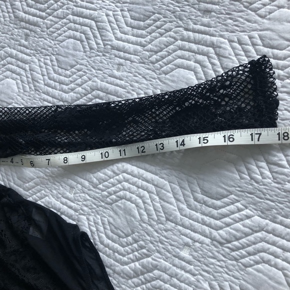 Trezzi Collection Runaway black lace bodysuit S - Picture 13 of 13